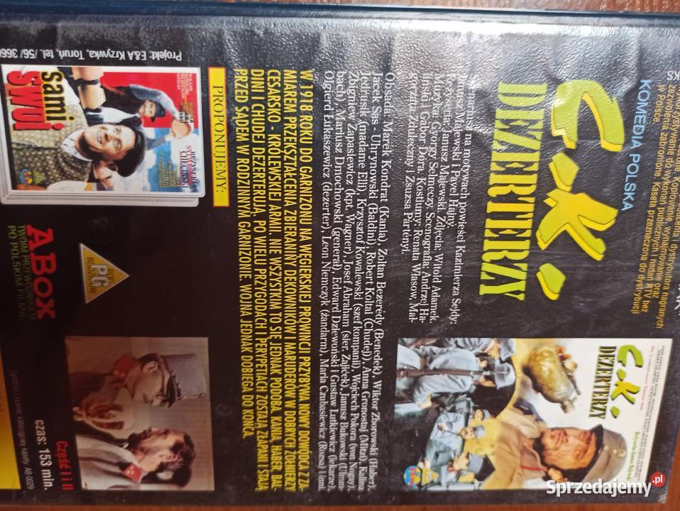 kaseta VHS film mgnetowid Ełk