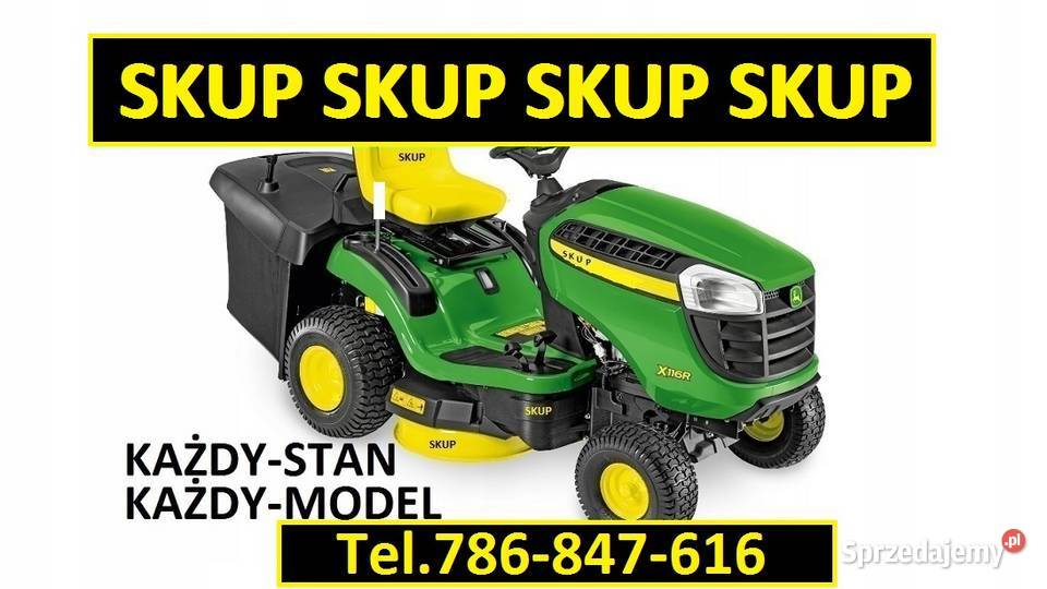 SKUP TRAKTORKÓW DO TRAWY TRAKTORKI KOSIARKI