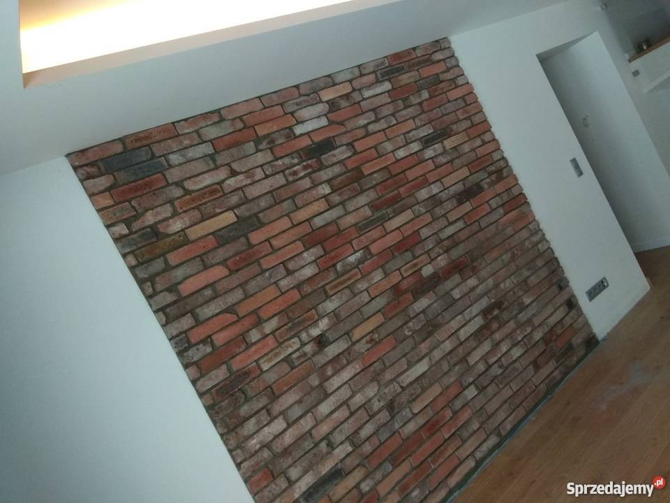 PŁYTKI ZE STAREJ CEGŁY CIĘTE NA 2 GR100 Trzebinia