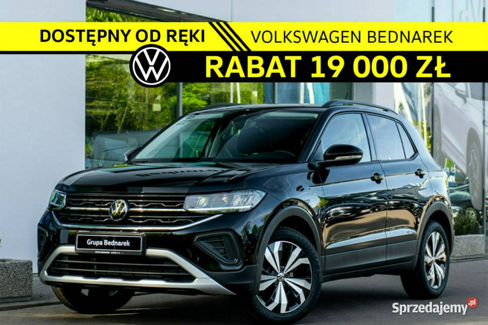 Volkswagen TCross Life Plus 10 TSI 95 Dostępny Łódź
