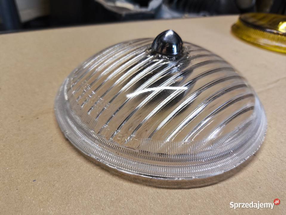Klosz lampa halogen Jupiter Poznań PRL fiat Lutoryż