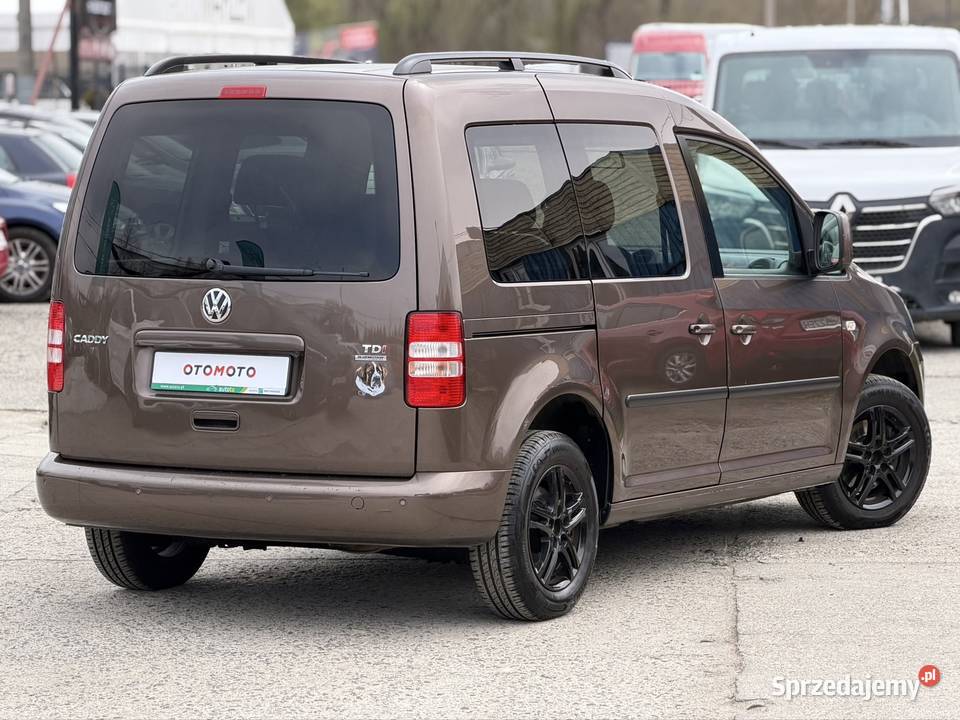 Piękny Vw Caddy bezwypadkowy brązowy Nowy Sącz