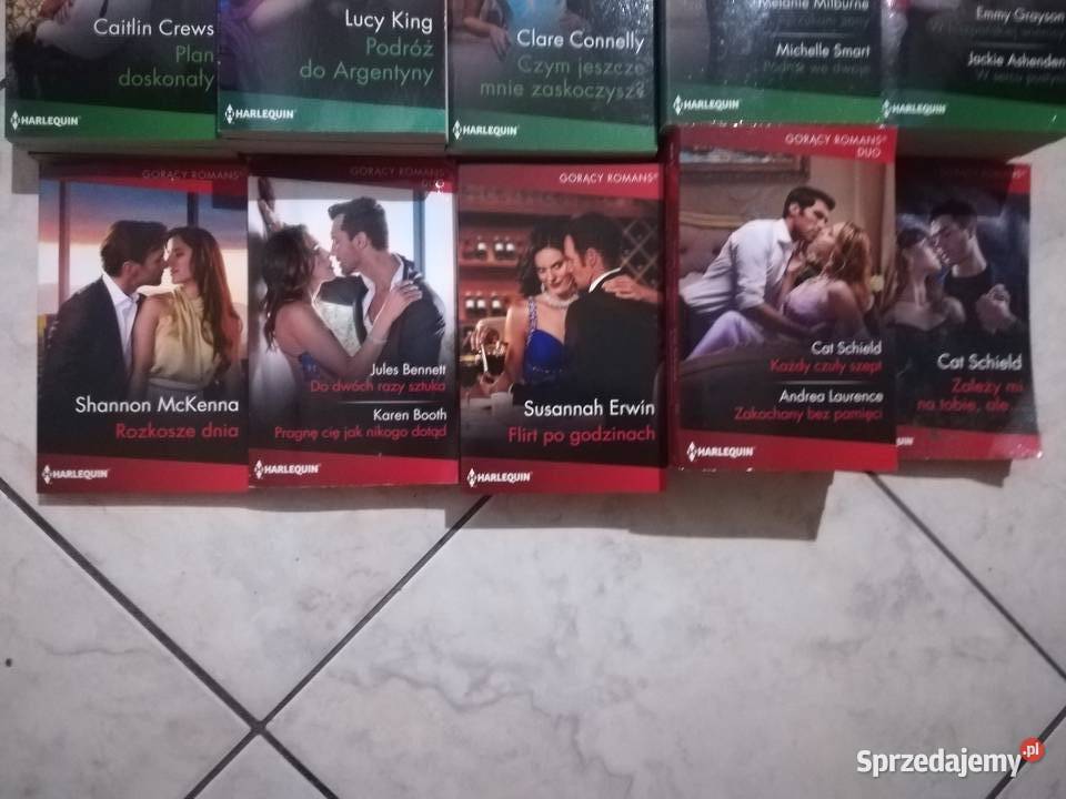 Książki Harlequin romanse różne numery Łódź romanse