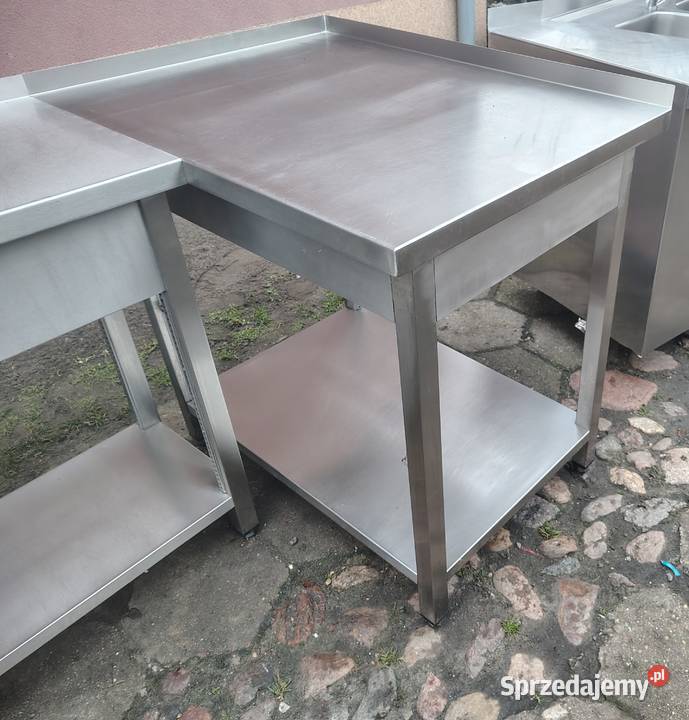 Zestaw zlew i stół gastronomiczny 242x94x85 Słupia Kapitulna