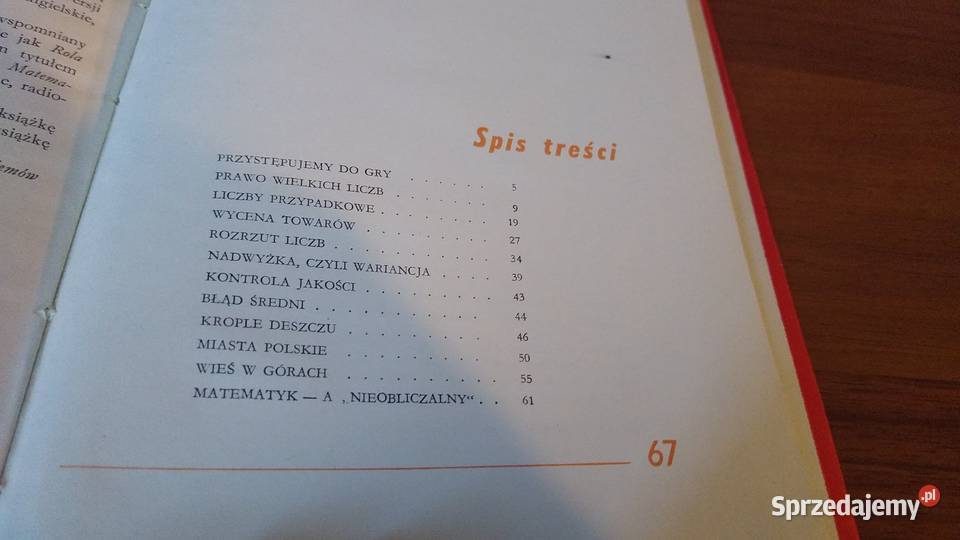 Orzeł czy reszka Hugo Steinhaus il wykonał Podręczniki Gdańsk sprzedam