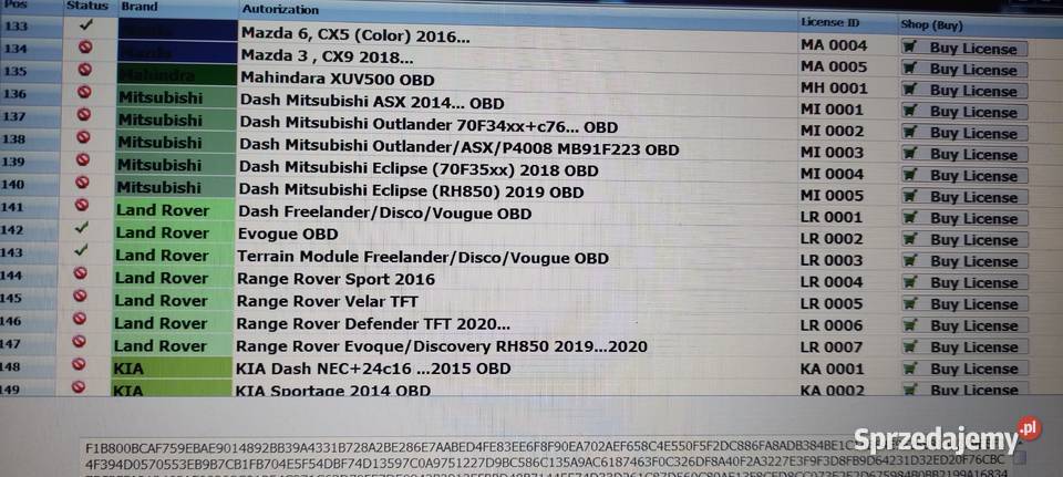 Programator Interfejs SMOK UHDS kabel OBD