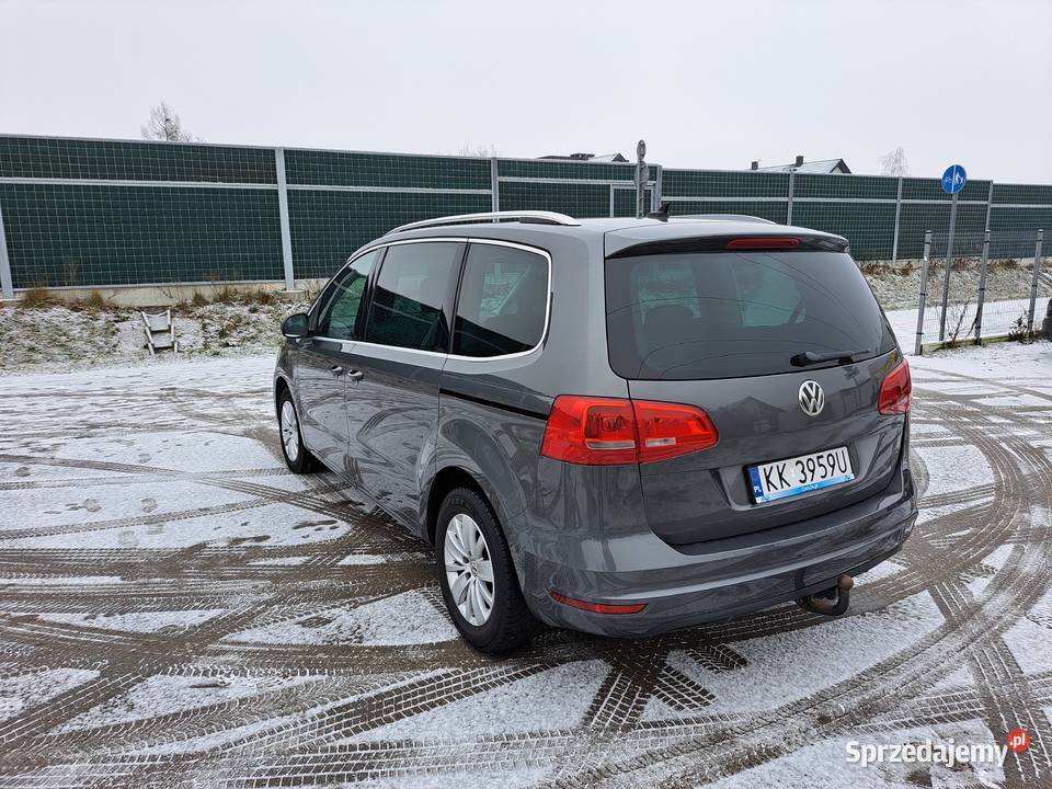 Volkswagen Sharan Benzyna 7osobowy Gwarancja Rok produkcji 2013 Kraków
