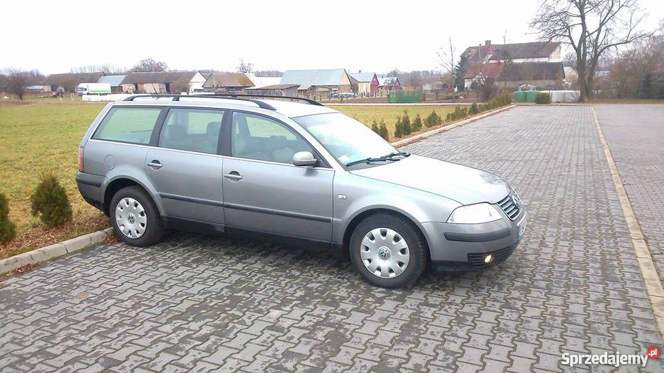 VW Passat B5 FL kombi 19 TDI 130 2002r HAK skóry Samochody osobowe podlaskie