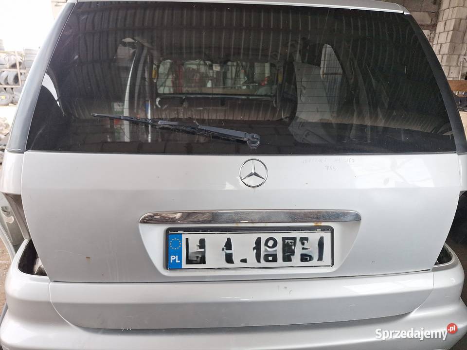 Klapa Tył Bagażnika Mercedes ML W163 744 osobowe Wisznice sprzedam