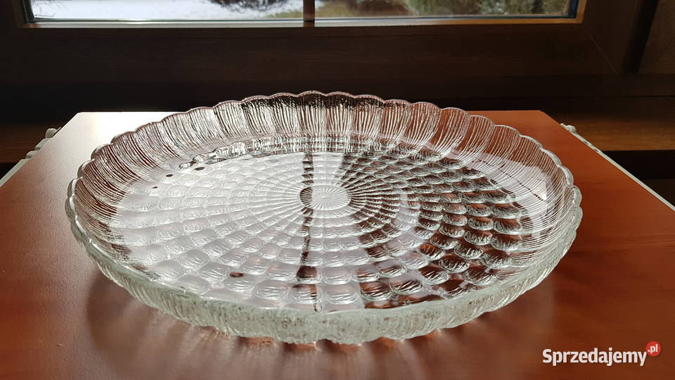 Okrągła taca Cora z rantem ok 305 Ząbkowice Dąbrowa Górnicza