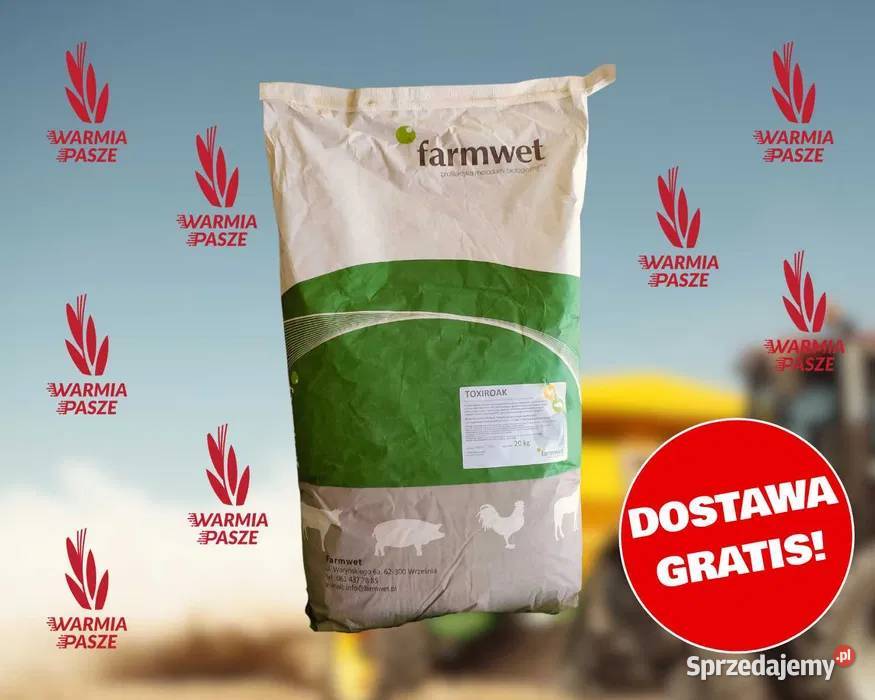 Farmwet TOXIROAK 20 preparat wiążący i małopolskie Brzesko