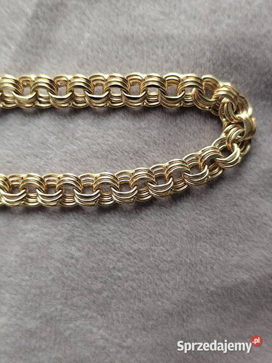 Piekny złoty łańcuszek splot Galibardi świętokrzyskie Skarżysko-Kamienna