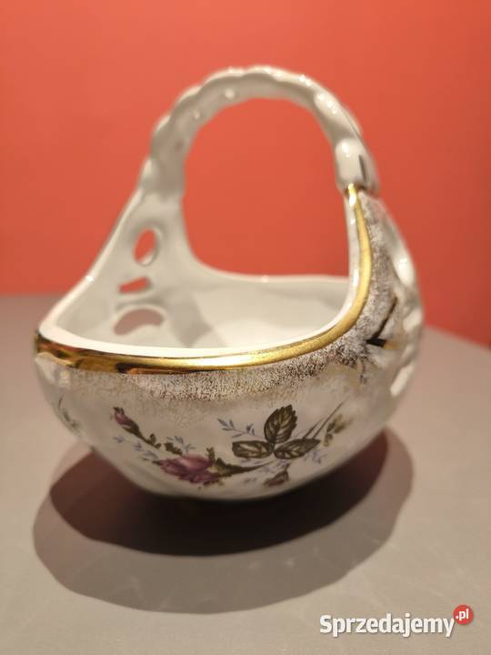 Ażurowy koszyk porcelanowy Chodzież Antyki, Sztuka, Kolekcje Poznań