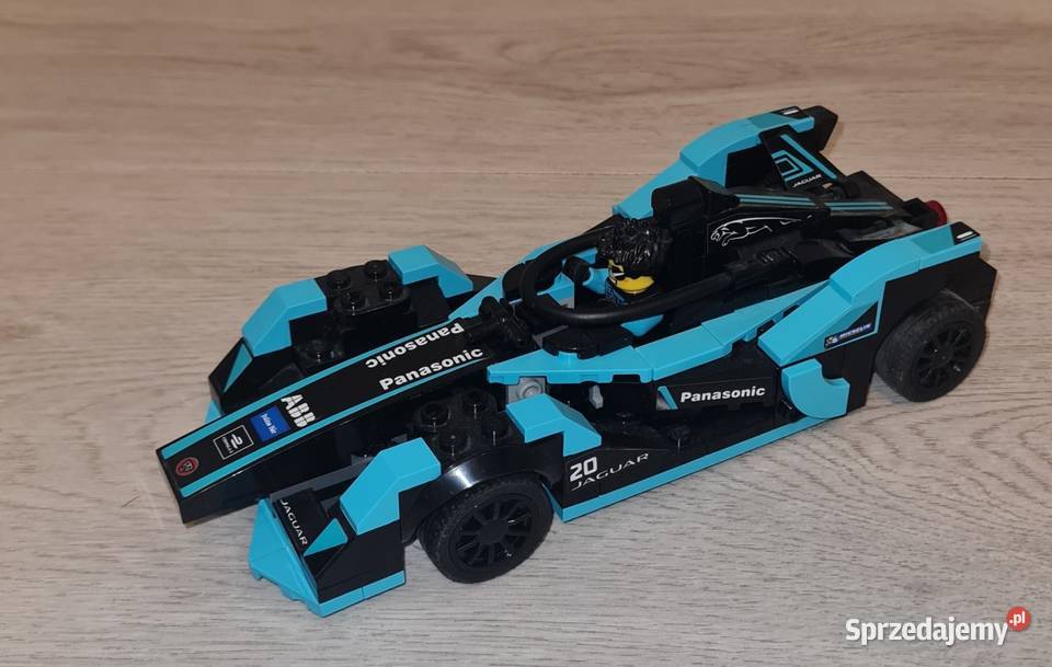 Klocki Lego Jaguar I Pace e Trophy wyścigówka łódzkie Łódź