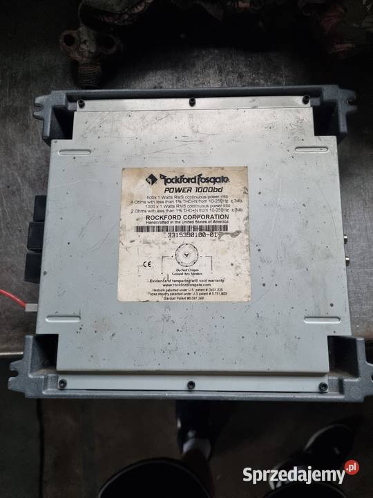 Wzmacniacz Monoblock rockford fosgate power Jabłonowo Pomorskie