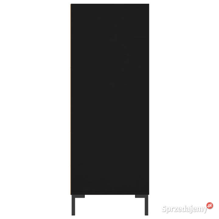 Regał czarny 695x325x90 materiał drewnopochodny Warszawa
