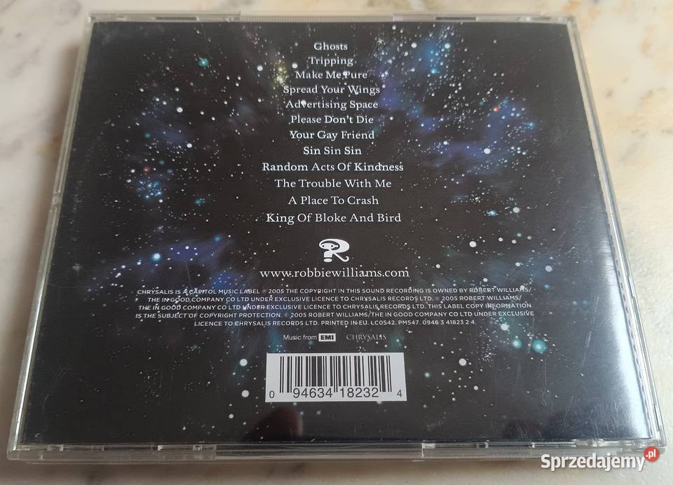 Robbie Williams Intensive Care CD Płyty i kasety