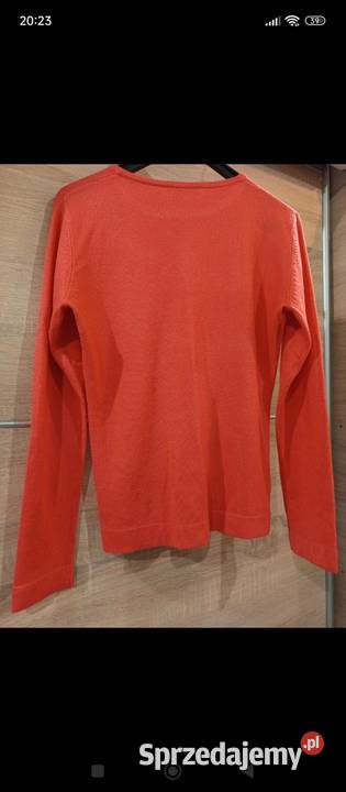 Cienki Lekki Sweterek M Koralowy Rozmiar 38(M) Zwierzyniec