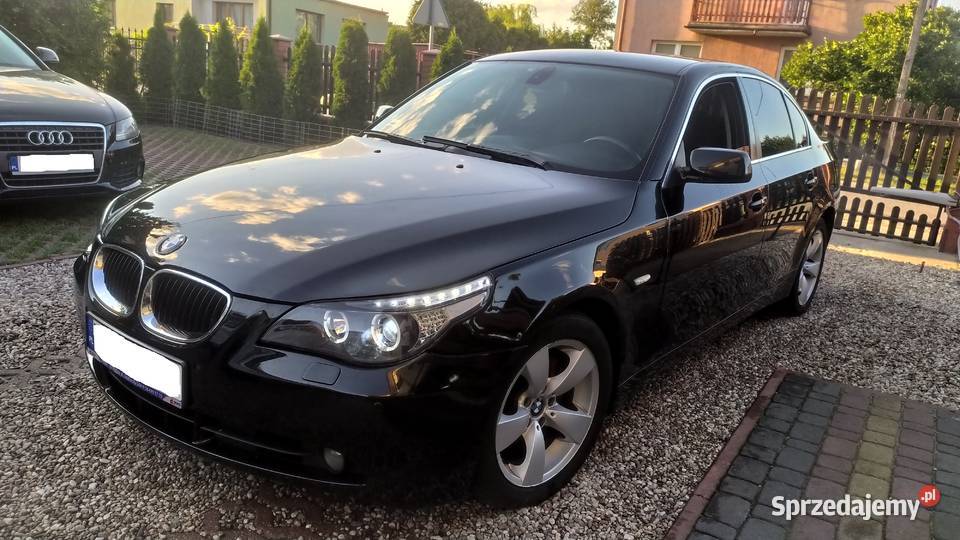 BMW E60 530d Automat Sedan Czarna Sprawna Klima