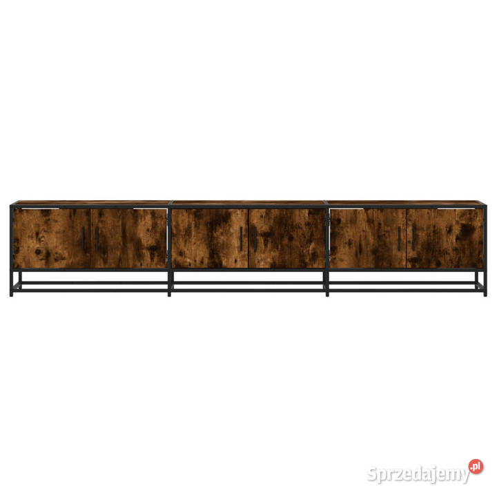 Szafka pod TV przydymiony dąb 210x35x41 mazowieckie Warszawa