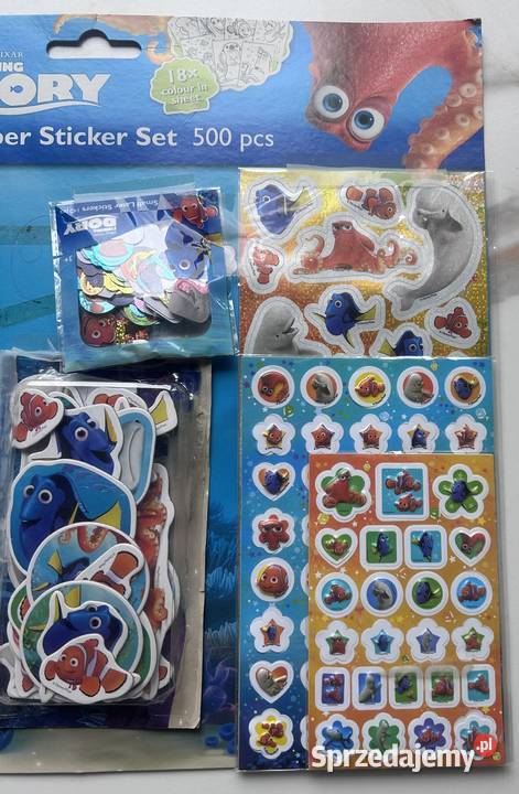 Nemo rybka Dory 500 naklejek Wrocław