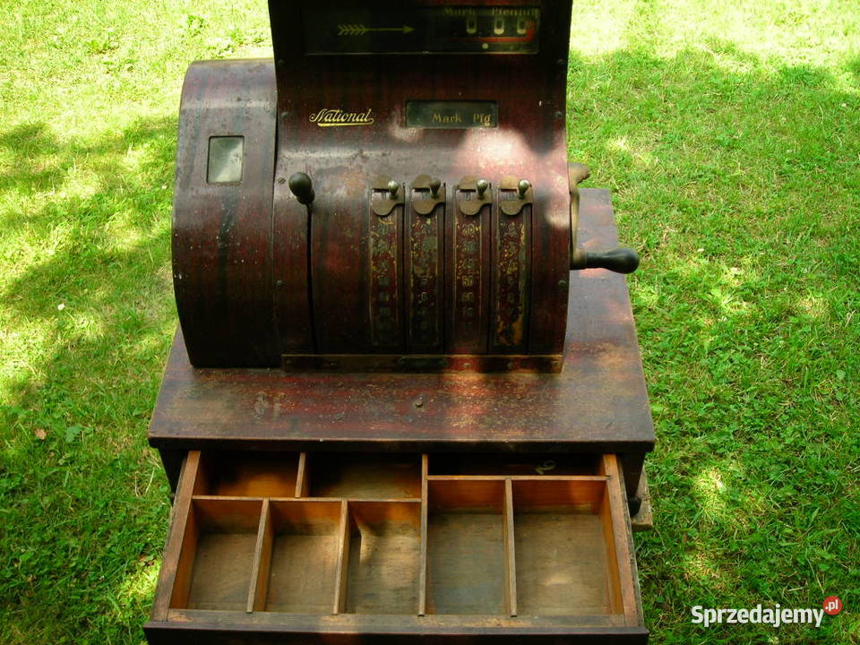 Zabytkowa kasa National początek XX wieku Białystok