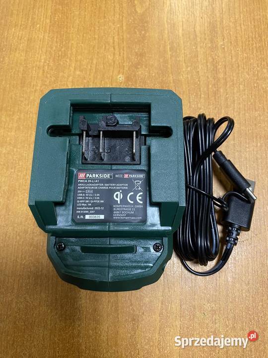 Adapter do akumulatora Parkside 20V Elbląg PWCA-20-Li Powerbank A1
