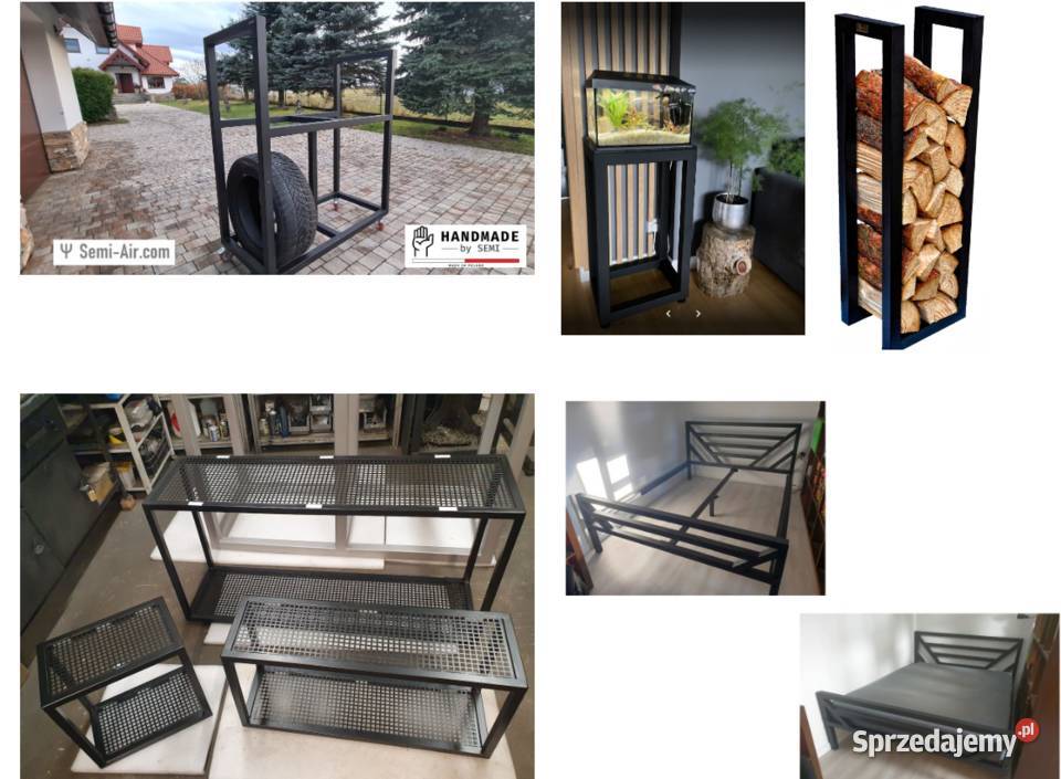 Meble z metalu na wymiar metal loft industrial Jeżowe