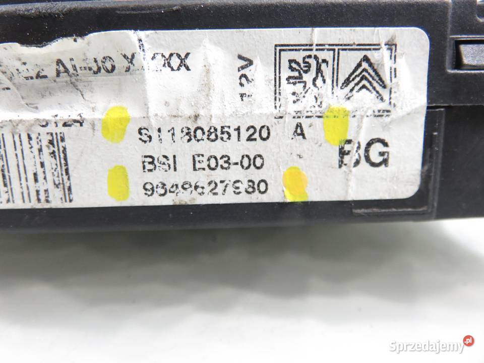 BSI PEUGEOT 206 S118085120A 9649627980