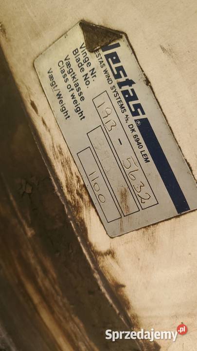 ELEKROWNIA WIATROWA VESTAS V39 Baruchowo sprzedam