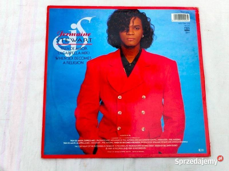 Jermaine Stewart Tren De Amor 12 Maxi Kraków