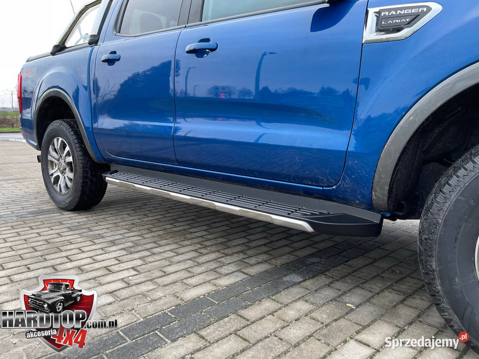 Progi Ford Ranger Oryginalne Nowe Czarne Stopnie Pasłęk