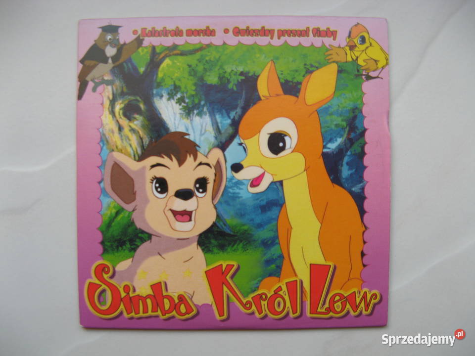 Simba Król Lew 5 płyt 10 odcinków Kultura i Rozrywka Poznań