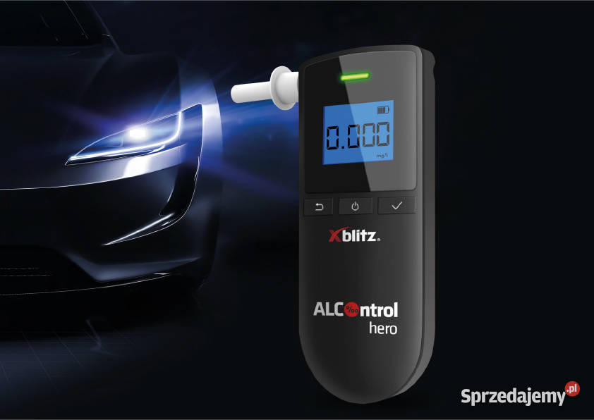 Profesjonalny Alkomat XBLITZ Alcontrol HERO 5 Białystok