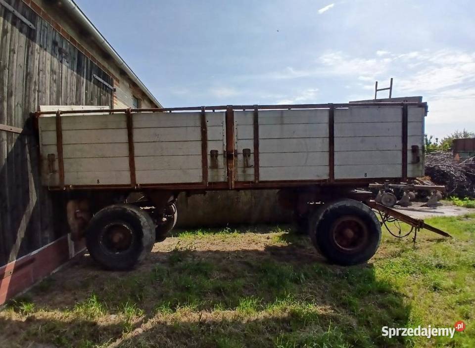 Przyczepa ciężarowa rolnicza uszkodzony Grochowy