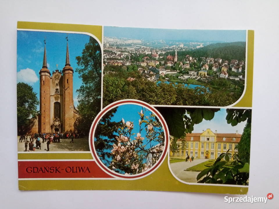 Pocztówka GdańskOliwa z 1992r Znaczek Pocztówki i karty telefoniczne Dąbrowa Górnicza