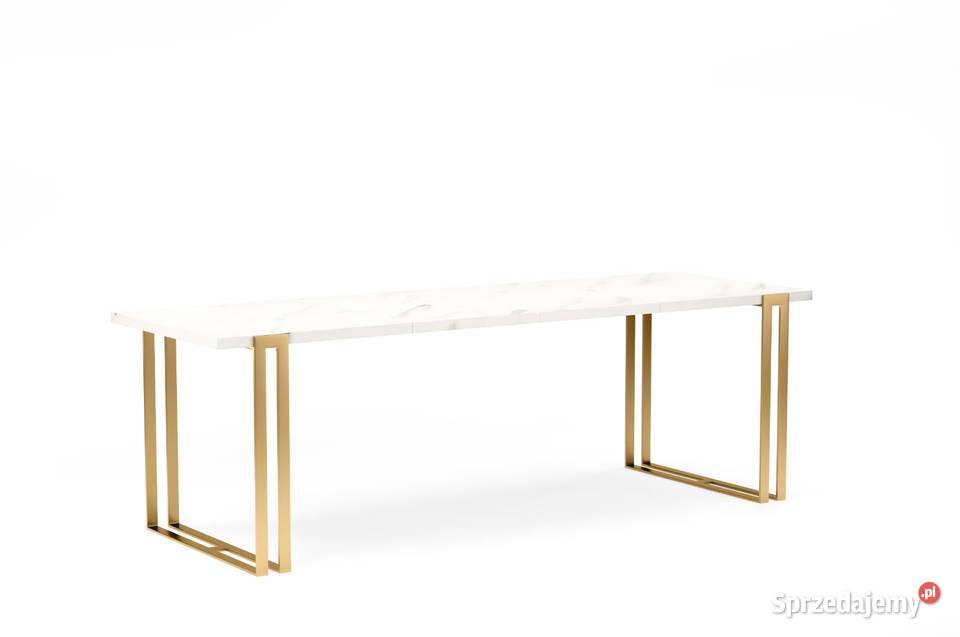 Stół rozkładany Horten złoty różne rozmiary i