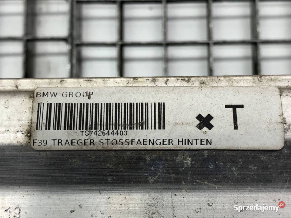 BELKA ZDERZAKA TYŁ BMW F39 Crossover WZMOCNIENIE sprzedam