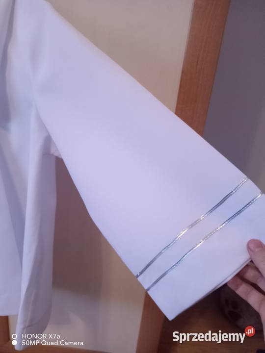 Alba komunijna chłopięca krótka z oblamówką Kielce