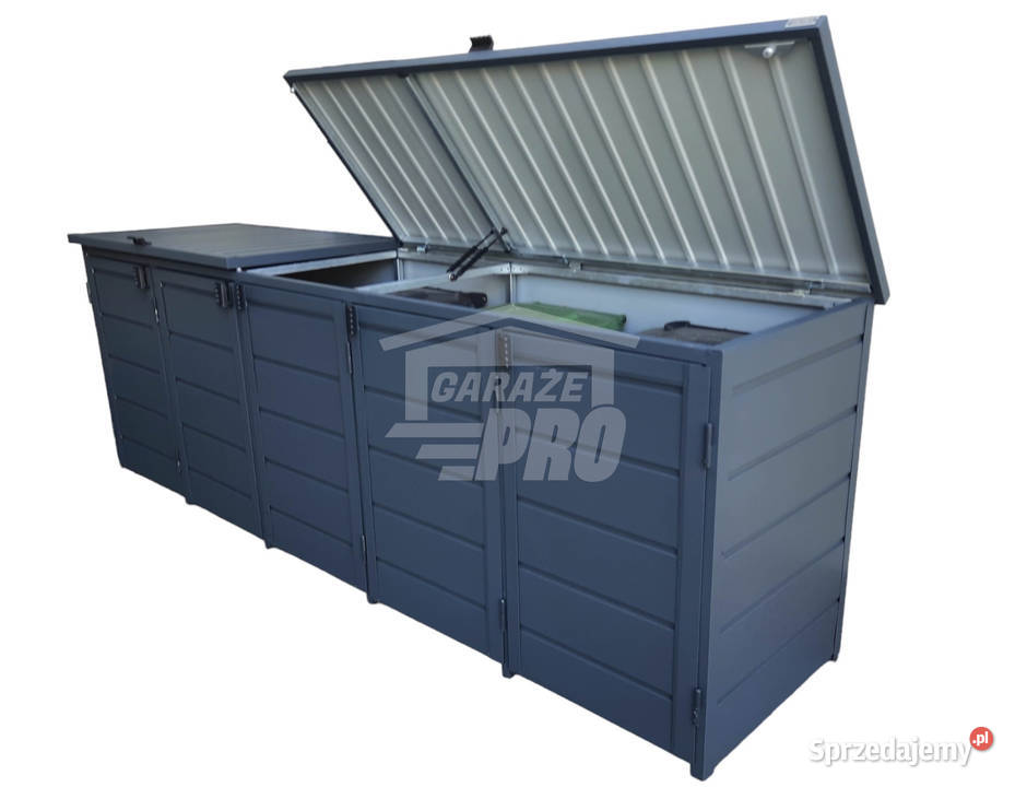 Zabudowa koszy na śmieci wiata obudowa Zielona Góra