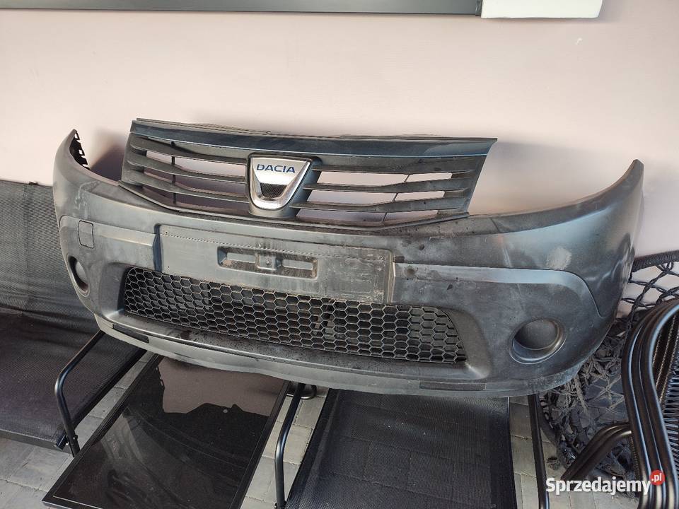 Zderzak Dacia Sandero I 200820012 czarny Karoseria Okopy