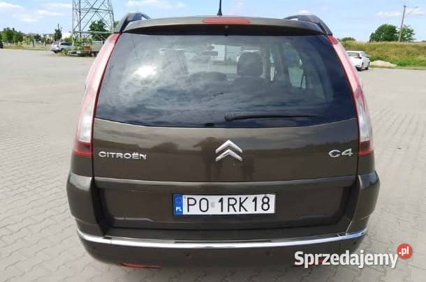 Citroen C4 Grand Picasso serwisie brązowy Plewiska