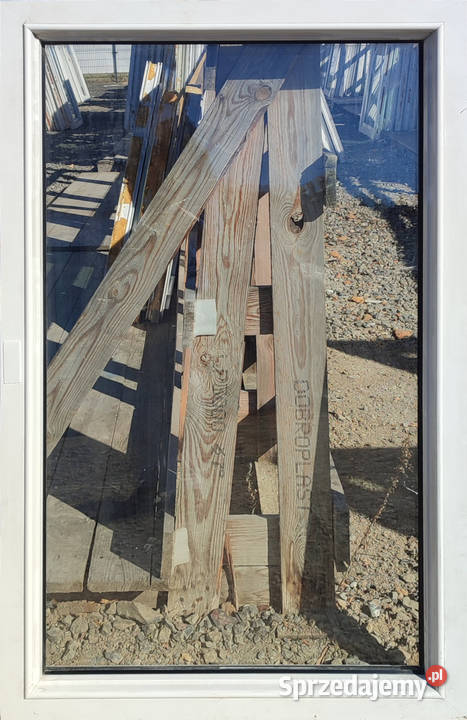 OKNA KacprzaK Witryna 78X129 FIX Używany PCV Okna ścienne Lublin