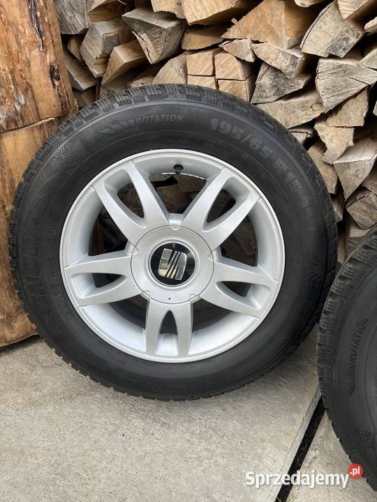 Felgi aluminiowe Seat 5x100 z oponami zimowymi Rzeszów
