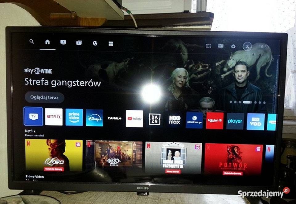TV Smart 24cale obsługa HEVC Wifi Netflix śląskie Bytom