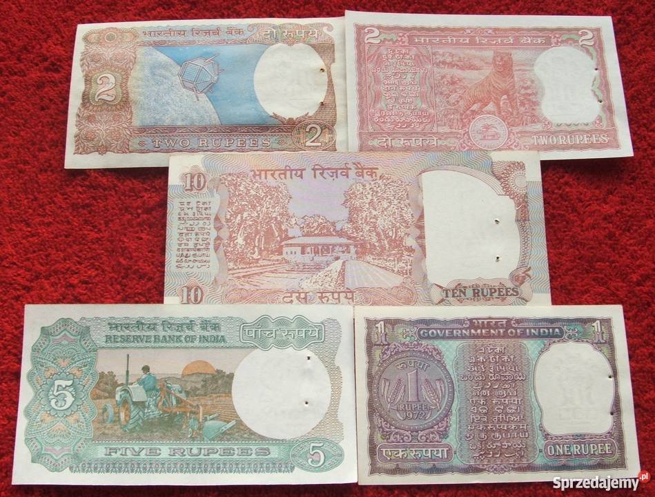 INDIE STARE 2 Kolekcjonerskie Banknoty Zestaw 5 Katowice sprzedam