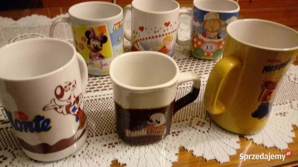 Kubki z motywem dziecięcym porcelanowe wielokolorowy mazowieckie Warszawa