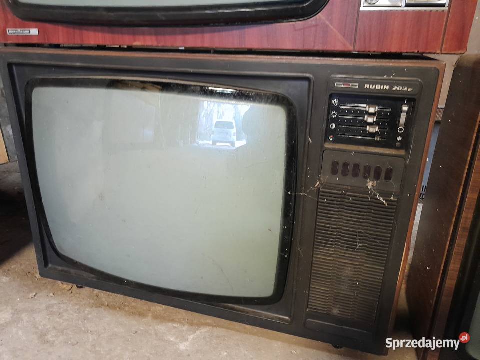 Stare telewizory kineskopy zabytek retro vintage Dąbrowa Górnicza
