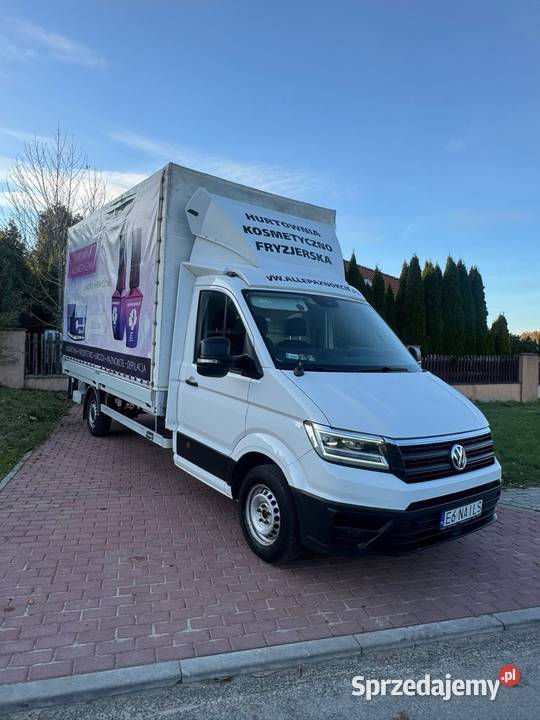 Volkswagen Crafter plandeka z windą automat Napęd przednia oś sprzedam