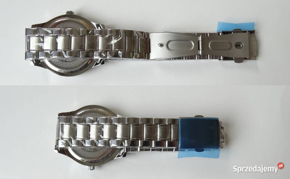 Klasyczny zegarek męski damski 38mm biała tarcza Zegarki i Biżuteria lubuskie Gorzów Wielkopolski